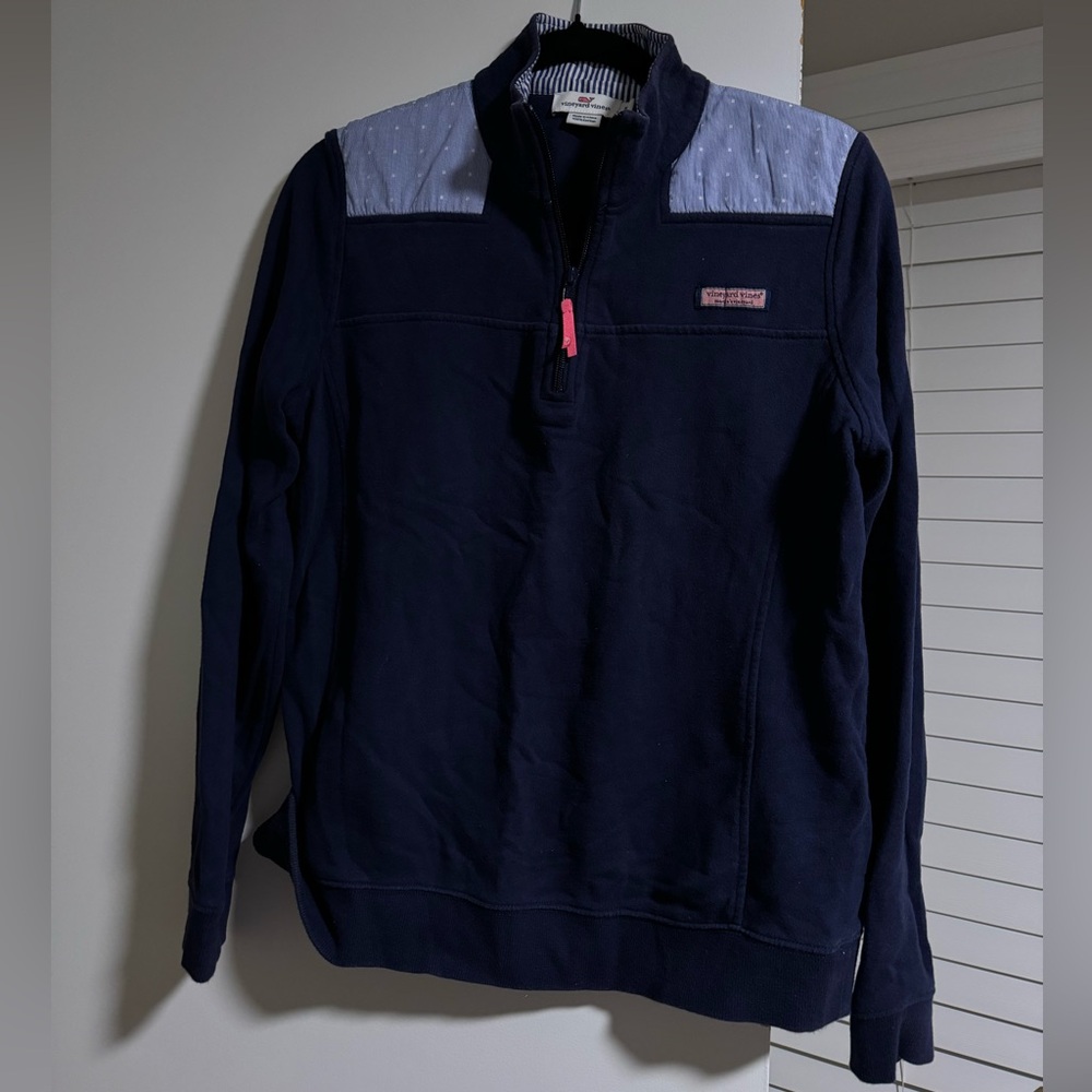 Navy Blue Vineyard Vines Quarter Zip